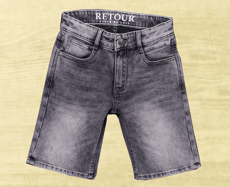 Boys Sand Blast Denim Shorts