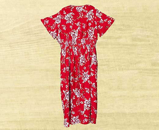 Ladies Woven Viscose AOP Dress