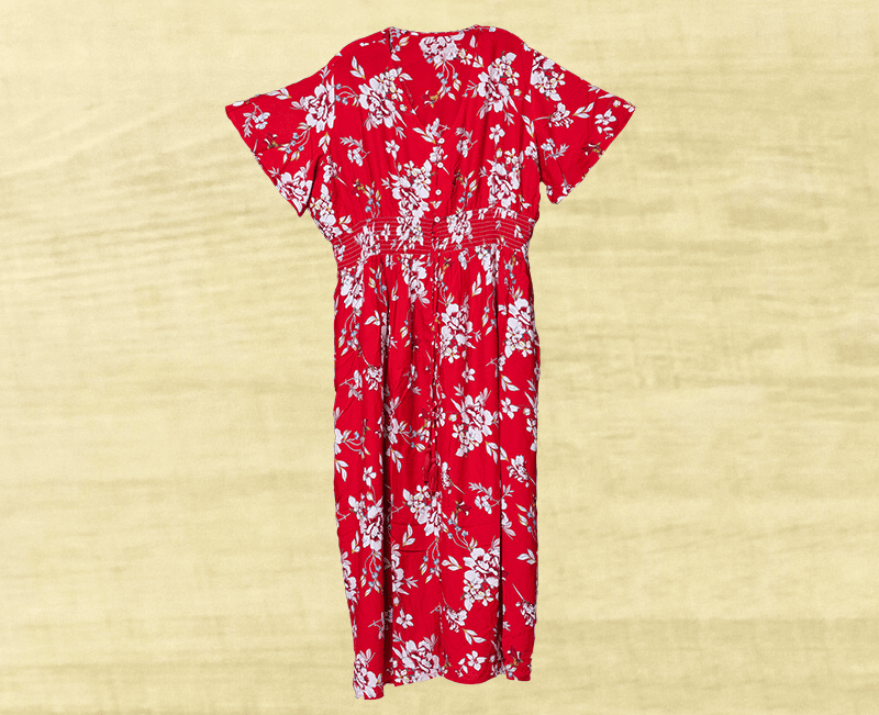 Ladies Woven Viscose AOP Dress