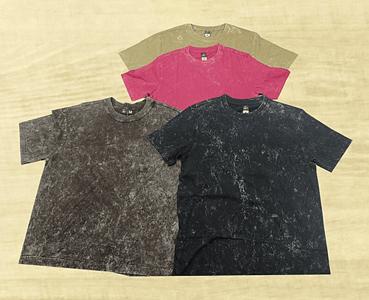 Mens Recycled Jersey Tee - Acidwash