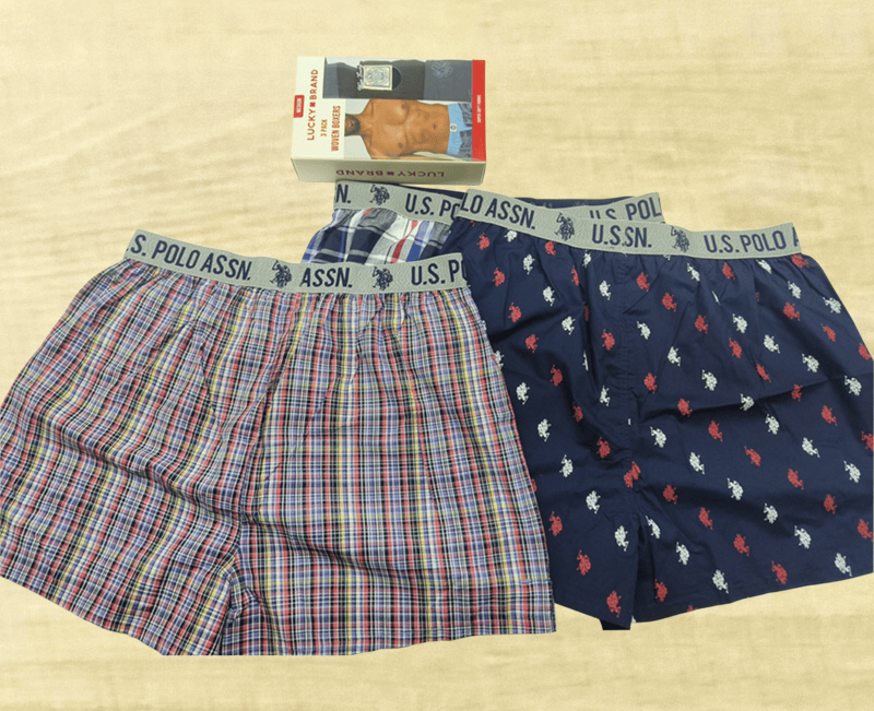 Mens Woven Boxers Cotton and Recycled