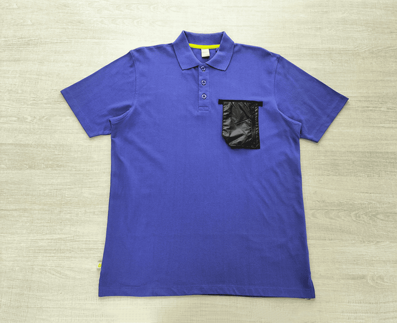 Mens Cotton Pique with Nylon Pocket